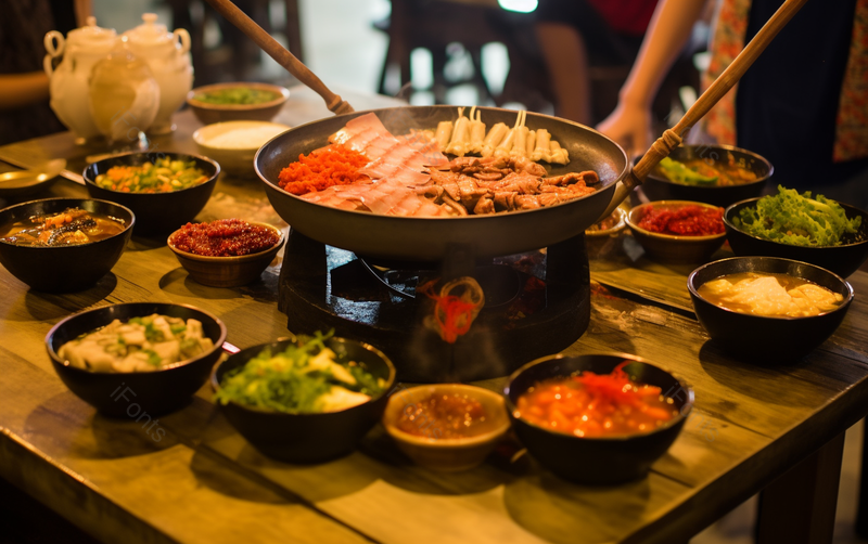 麻辣夏日宵夜火锅串串美食,高清,摄影图,摄影图片,图片大全,摄影图免费下载